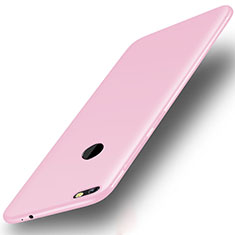 Coque Ultra Fine Silicone Souple Housse Etui S01 pour Huawei Enjoy 7 Rose