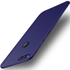 Coque Ultra Fine Silicone Souple Housse Etui S01 pour Huawei Honor Play 7X Bleu