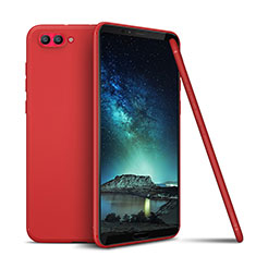 Coque Ultra Fine Silicone Souple Housse Etui S01 pour Huawei Honor View 10 Rouge
