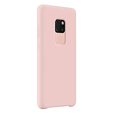 Coque Ultra Fine Silicone Souple Housse Etui S01 pour Huawei Mate 20 Or Rose