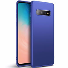 Coque Ultra Fine Silicone Souple Housse Etui S01 pour Samsung Galaxy S10 Bleu
