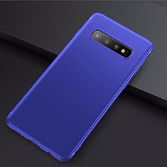 Coque Ultra Fine Silicone Souple Housse Etui S01 pour Samsung Galaxy S10 Plus Bleu