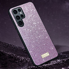 Coque Ultra Fine Silicone Souple Housse Etui S01 pour Samsung Galaxy S21 Ultra 5G Violet