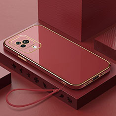 Coque Ultra Fine Silicone Souple Housse Etui S01 pour Xiaomi Black Shark 5 5G Rouge
