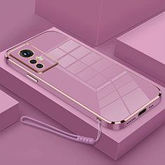 Coque Ultra Fine Silicone Souple Housse Etui S01 pour Xiaomi Mi 12T Pro 5G Violet