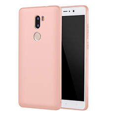 Coque Ultra Fine Silicone Souple Housse Etui S01 pour Xiaomi Mi 5S Plus Or Rose