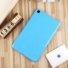 Coque Ultra Fine Silicone Souple Housse Etui S01 pour Xiaomi Mi Pad Bleu Ciel