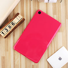 Coque Ultra Fine Silicone Souple Housse Etui S01 pour Xiaomi Mi Pad Rose Rouge
