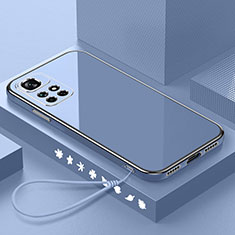 Coque Ultra Fine Silicone Souple Housse Etui S01 pour Xiaomi Redmi 10 (2022) Gris Lavende