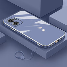 Coque Ultra Fine Silicone Souple Housse Etui S01 pour Xiaomi Redmi 10 5G Gris Lavende