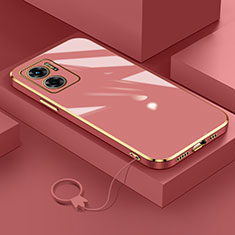 Coque Ultra Fine Silicone Souple Housse Etui S01 pour Xiaomi Redmi 10 5G Rouge