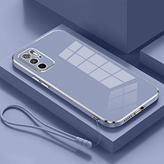 Coque Ultra Fine Silicone Souple Housse Etui S01 pour Xiaomi Redmi Note 10T 5G Gris Lavende