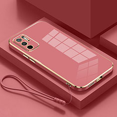 Coque Ultra Fine Silicone Souple Housse Etui S01 pour Xiaomi Redmi Note 11 SE 5G Rouge