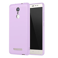 Coque Ultra Fine Silicone Souple Housse Etui S01 pour Xiaomi Redmi Note 3 Pro Violet