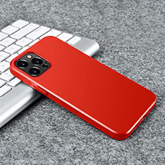 Coque Ultra Fine Silicone Souple Housse Etui S02 pour Apple iPhone 12 Pro Rouge