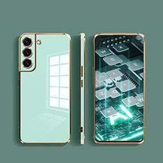 Coque Ultra Fine Silicone Souple Housse Etui S02 pour Samsung Galaxy S22 Plus 5G Vert