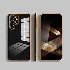 Coque Ultra Fine Silicone Souple Housse Etui S02 pour Samsung Galaxy S24 Ultra 5G Noir