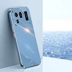 Coque Ultra Fine Silicone Souple Housse Etui S02 pour Xiaomi Mi 11 Ultra 5G Bleu