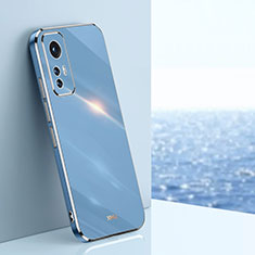 Coque Ultra Fine Silicone Souple Housse Etui S02 pour Xiaomi Mi 12 Pro 5G Bleu