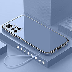 Coque Ultra Fine Silicone Souple Housse Etui S02 pour Xiaomi Poco M4 Pro 5G Gris Lavende