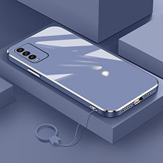 Coque Ultra Fine Silicone Souple Housse Etui S02 pour Xiaomi Redmi 9T 4G Gris Lavende