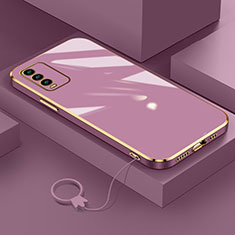 Coque Ultra Fine Silicone Souple Housse Etui S02 pour Xiaomi Redmi 9T 4G Violet