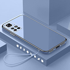Coque Ultra Fine Silicone Souple Housse Etui S02 pour Xiaomi Redmi Note 11 5G Gris Lavende