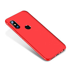 Coque Ultra Fine Silicone Souple Housse Etui S02 pour Xiaomi Redmi Note 5 Pro Rouge