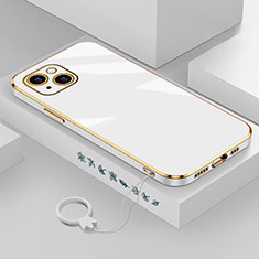 Coque Ultra Fine Silicone Souple Housse Etui S03 pour Apple iPhone 13 Blanc
