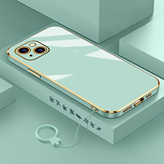 Coque Ultra Fine Silicone Souple Housse Etui S03 pour Apple iPhone 13 Mini Vert