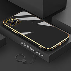 Coque Ultra Fine Silicone Souple Housse Etui S03 pour Apple iPhone 13 Pro Max Noir