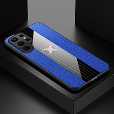 Coque Ultra Fine Silicone Souple Housse Etui S03 pour Samsung Galaxy S21 Ultra 5G Bleu