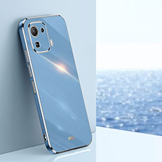 Coque Ultra Fine Silicone Souple Housse Etui S03 pour Xiaomi Mi 11 Pro 5G Bleu