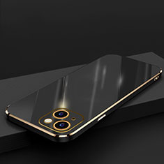 Coque Ultra Fine Silicone Souple Housse Etui S04 pour Apple iPhone 14 Noir