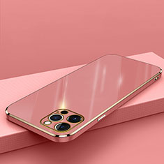 Coque Ultra Fine Silicone Souple Housse Etui S04 pour Apple iPhone 14 Pro Rouge