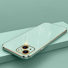 Coque Ultra Fine Silicone Souple Housse Etui S04 pour Apple iPhone 14 Vert