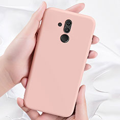 Coque Ultra Fine Silicone Souple Housse Etui S04 pour Huawei Mate 20 Lite Or Rose