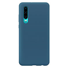 Coque Ultra Fine Silicone Souple Housse Etui S04 pour Huawei P30 Bleu