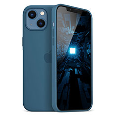 Coque Ultra Fine Silicone Souple Housse Etui S05 pour Apple iPhone 13 Mini Bleu