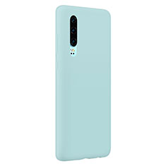 Coque Ultra Fine Silicone Souple Housse Etui S05 pour Huawei P30 Bleu Ciel