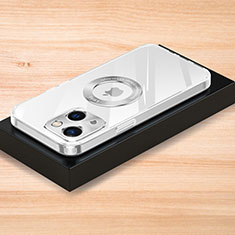 Coque Ultra Fine Silicone Souple Housse Etui S07 pour Apple iPhone 13 Mini Argent