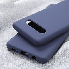 Coque Ultra Fine Silicone Souple Housse Etui U01 pour Samsung Galaxy S10 5G Bleu