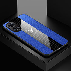 Coque Ultra Fine Silicone Souple Housse Etui X01L pour Oppo A58 5G Bleu