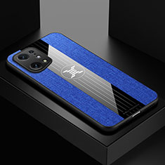 Coque Ultra Fine Silicone Souple Housse Etui X01L pour Oppo Find X5 5G Bleu