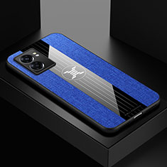 Coque Ultra Fine Silicone Souple Housse Etui X01L pour Realme Narzo 50 5G Bleu