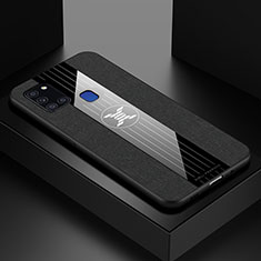 Coque Ultra Fine Silicone Souple Housse Etui X01L pour Samsung Galaxy A21s Noir