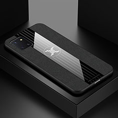 Coque Ultra Fine Silicone Souple Housse Etui X01L pour Samsung Galaxy A81 Noir