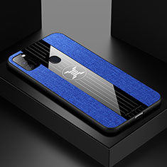 Coque Ultra Fine Silicone Souple Housse Etui X01L pour Samsung Galaxy M21 Bleu