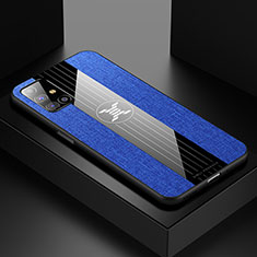 Coque Ultra Fine Silicone Souple Housse Etui X01L pour Samsung Galaxy M31s Bleu