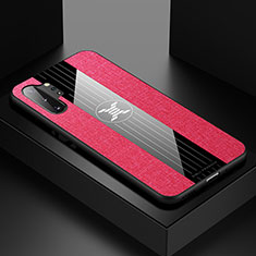 Coque Ultra Fine Silicone Souple Housse Etui X01L pour Samsung Galaxy Note 10 Plus 5G Rouge